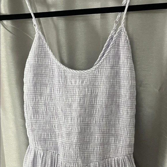 Aerie Soft Lilac gingham Maxi Dress - Picture 2 of 12
